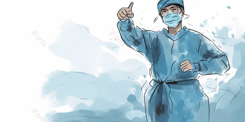 医生疫情防护背景,插画/手绘图,插画/手绘图库,插画/手绘图下载,插画/手绘